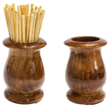 جاخلالی چوبی راش طرح خمره ای