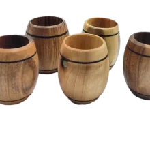 شات بشکه چوبی بزرگ و کوچک