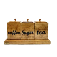 پاسماوری چوبی 3 پارچه