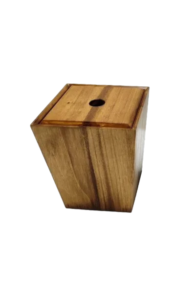 سطل زباله چوبی