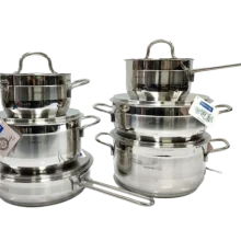 سرویس قابلمه 12 پارچه استیل کرکماز مدل 8610