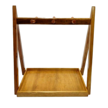 استند لیوان چوبی