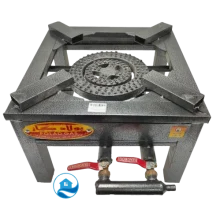 اجاق گاز پلوپز فلزی دو شعله 40 سانت پولاد گاز