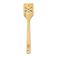 کفگیر برگردان سوراخ دار چوبی